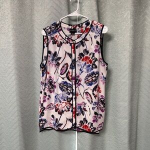 Liz Claiborne Multicolor Floral Blouse